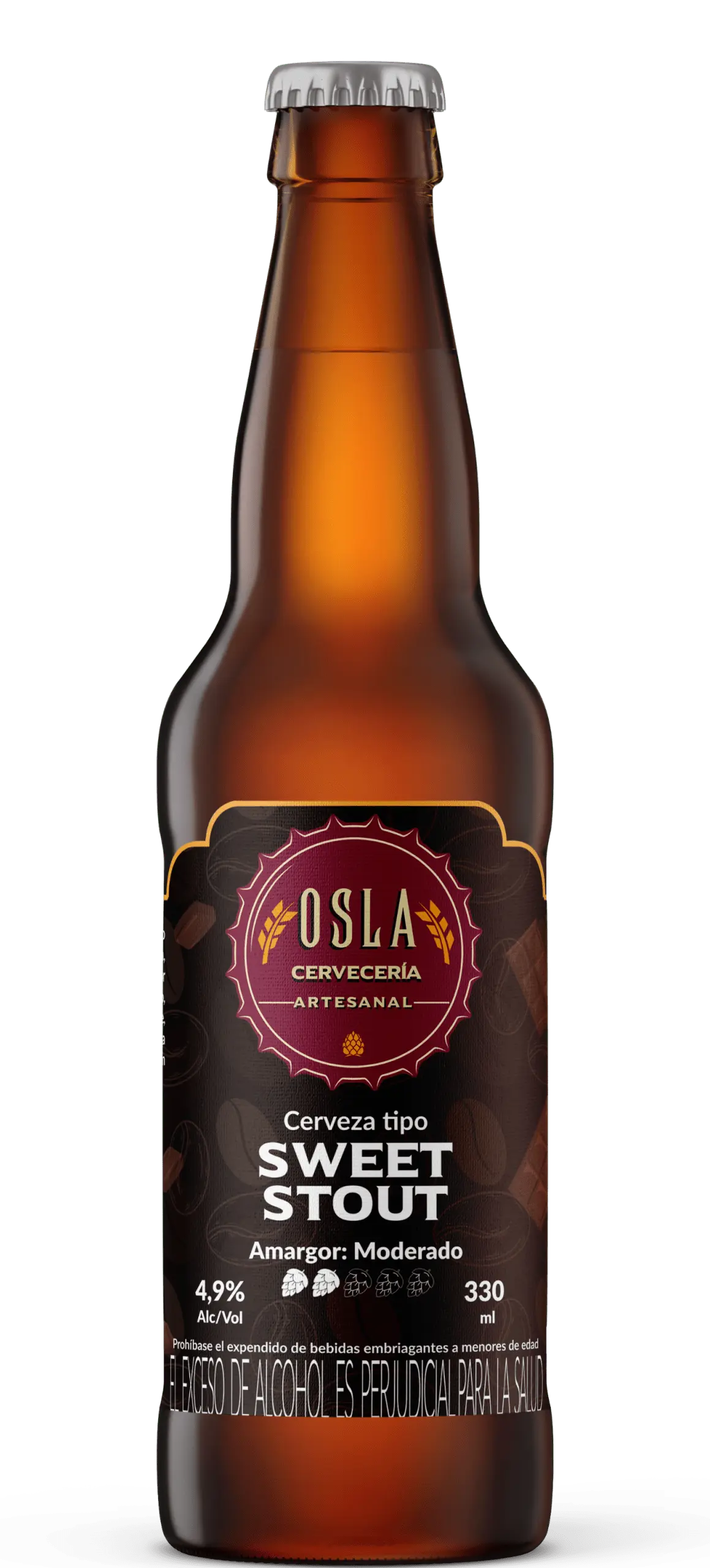 Beer Bottle Mockup - Sweet Stout